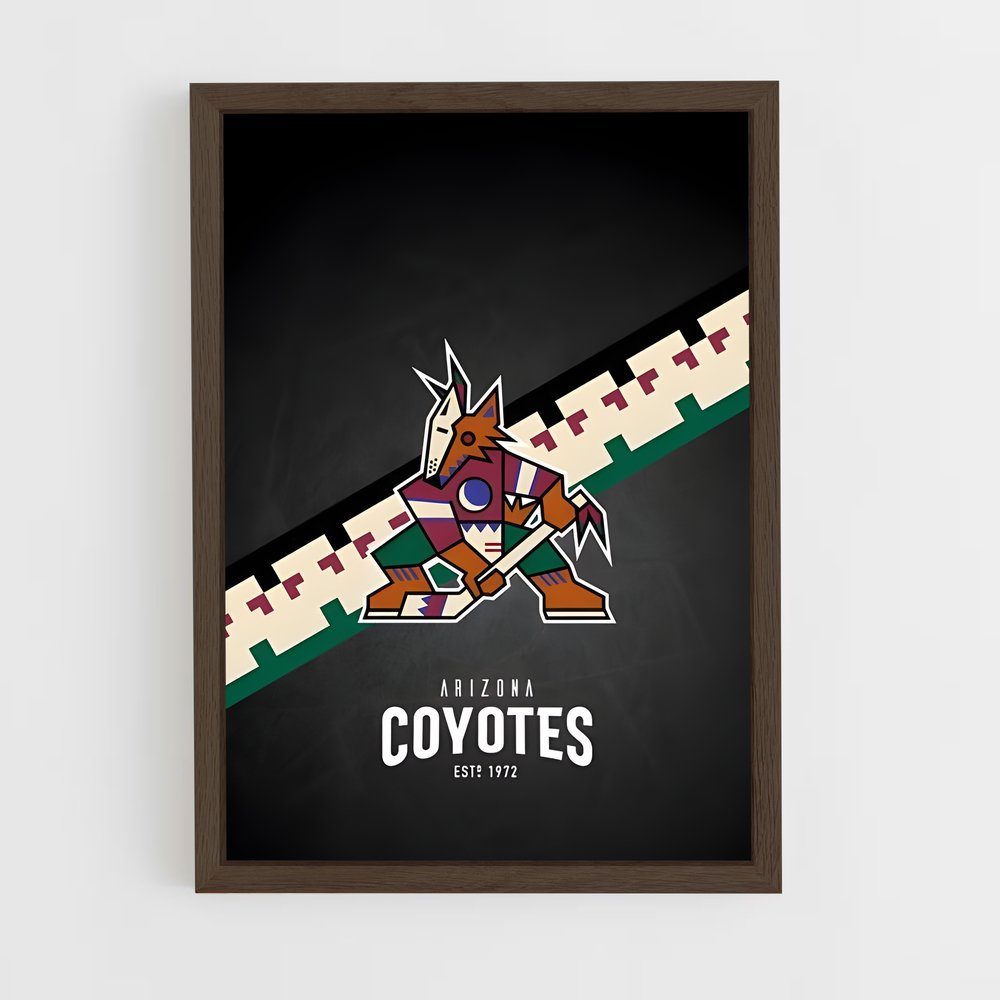 Poster Coyote Spirit – affiche Hockey sur glace (vue 5)
